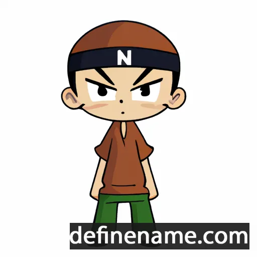 cartoon of the name Fumihiro