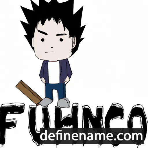 cartoon of the name Fumiichiro