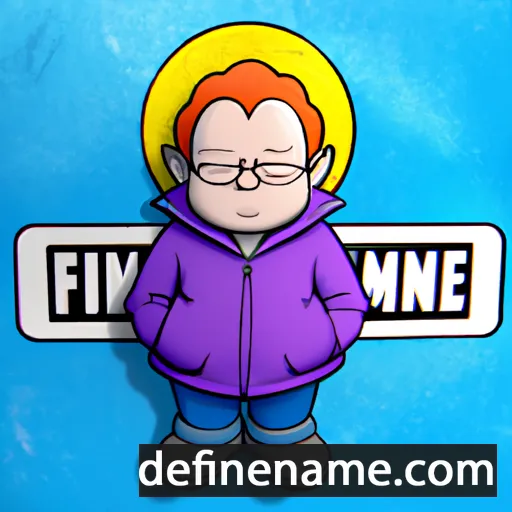 cartoon of the name Fumine