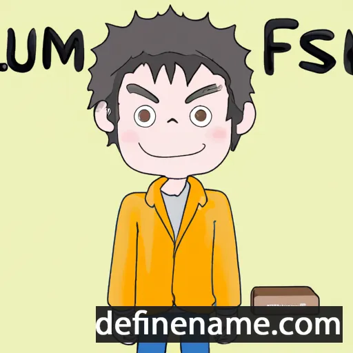 cartoon of the name Fuminosuke