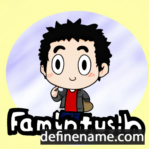 Fumitoshi cartoon