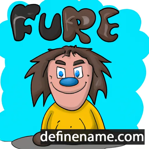 cartoon of the name Furije