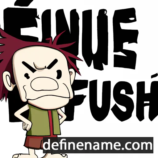 cartoon of the name Fusanosuke