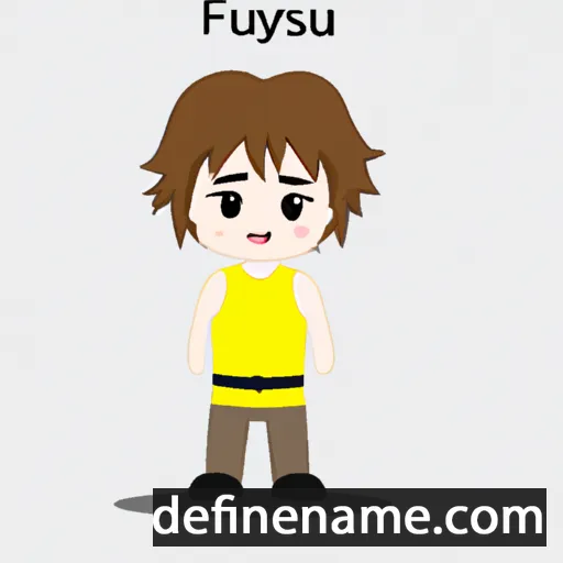 cartoon of the name Fuyuki