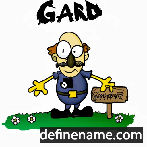 cartoon of the name Gärd