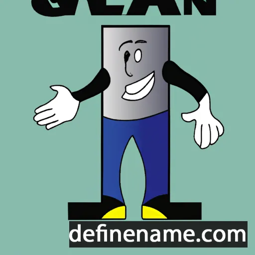 cartoon of the name Galan