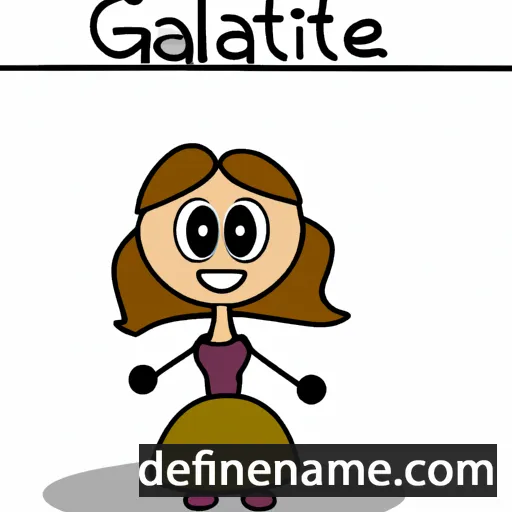 cartoon of the name Galatée