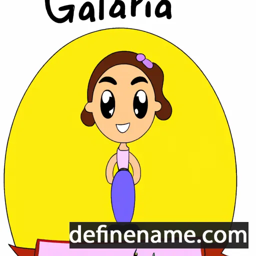 cartoon of the name Galiana