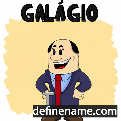 cartoon of the name Galicano