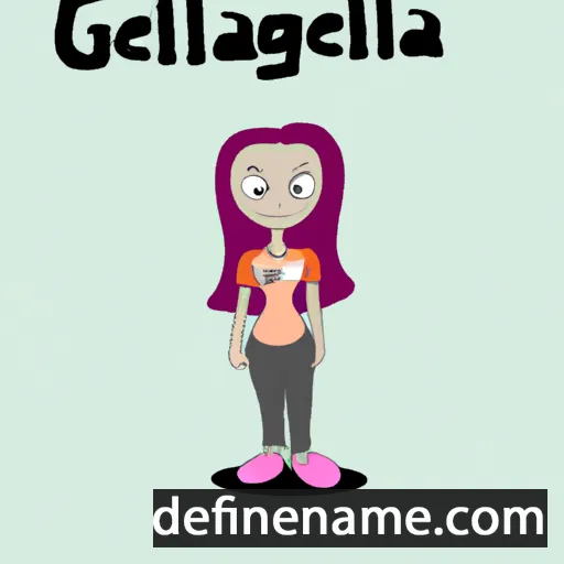 cartoon of the name Galiena