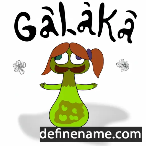 cartoon of the name Galka