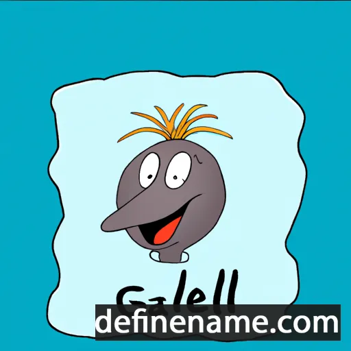 cartoon of the name Gallie