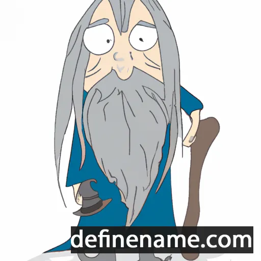 cartoon of the name Gandalfo