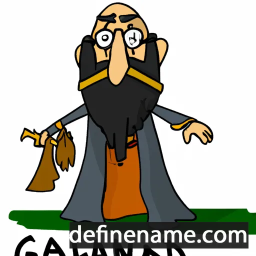 cartoon of the name Gandalv