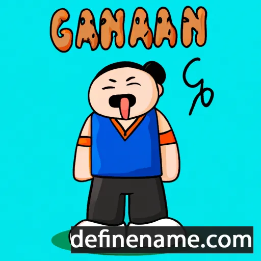 Gangam cartoon