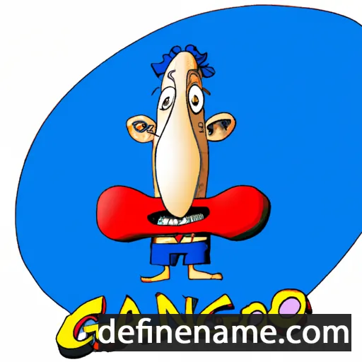 cartoon of the name Gangolfo