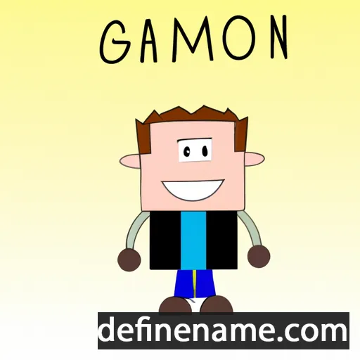 cartoon of the name Gannon