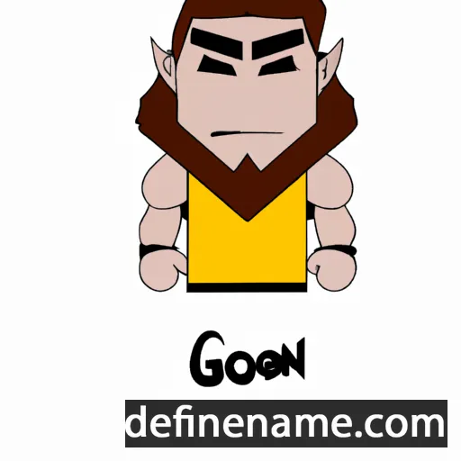 cartoon of the name Ganon