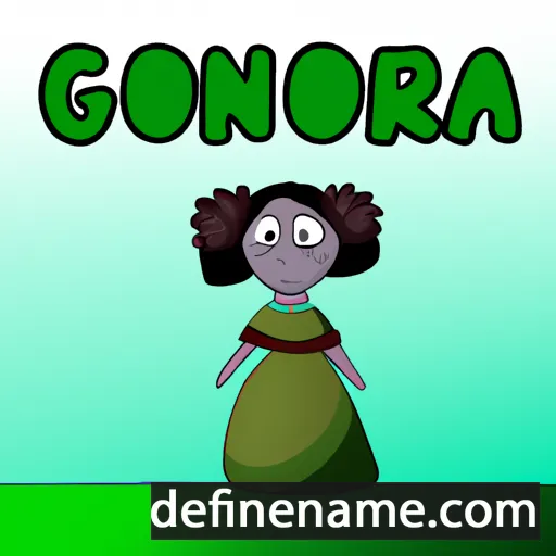 cartoon of the name Ganora