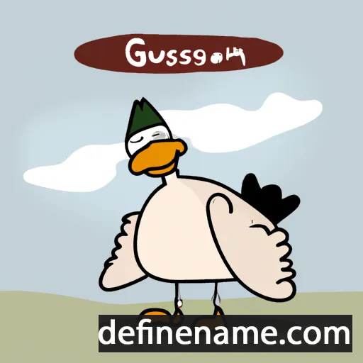 cartoon of the name Gansükh