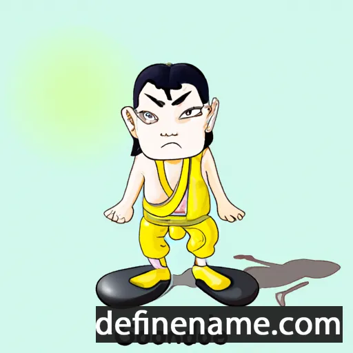 cartoon of the name Gaodithong