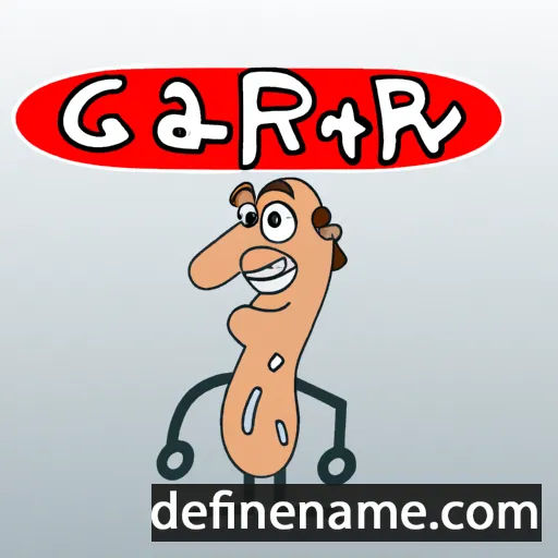 cartoon of the name Gar