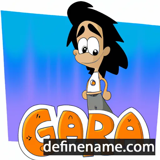 cartoon of the name Gara