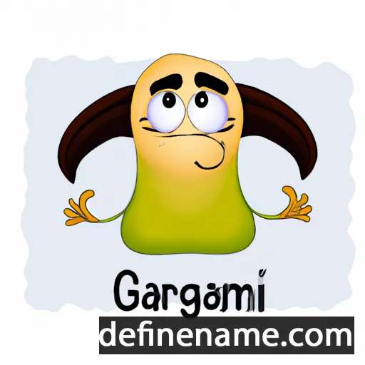 cartoon of the name Garamgai