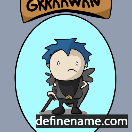 cartoon of the name Garanwyn