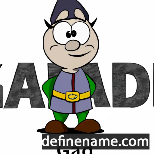 cartoon of the name Gardar