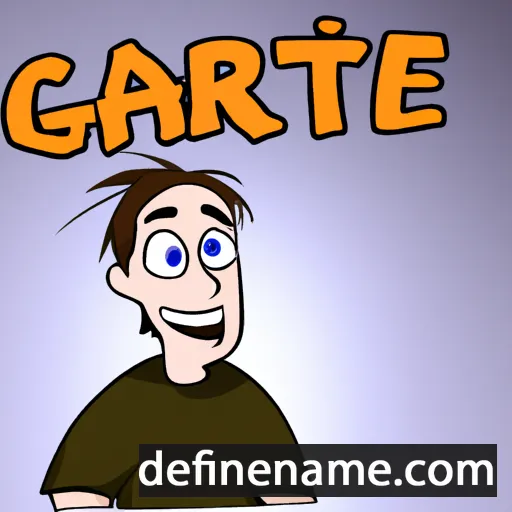 cartoon of the name Garet