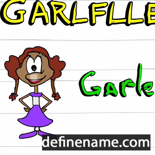 cartoon of the name Garielle