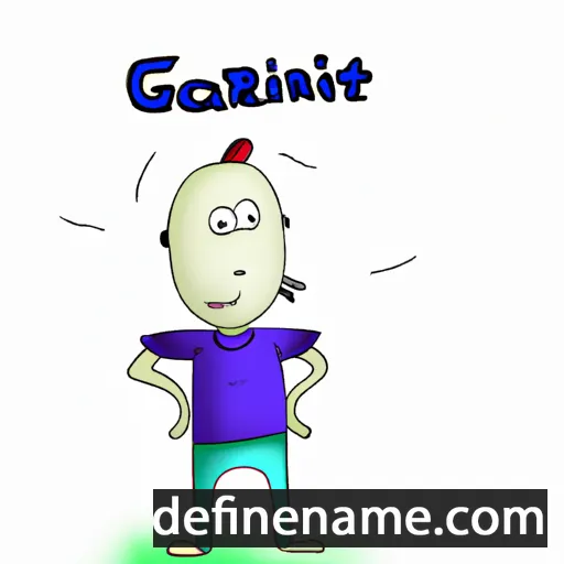 cartoon of the name Garitin