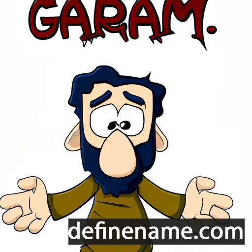 cartoon of the name Garm