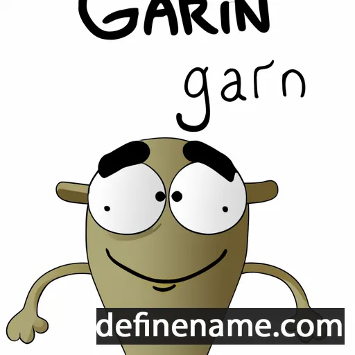 cartoon of the name Garni