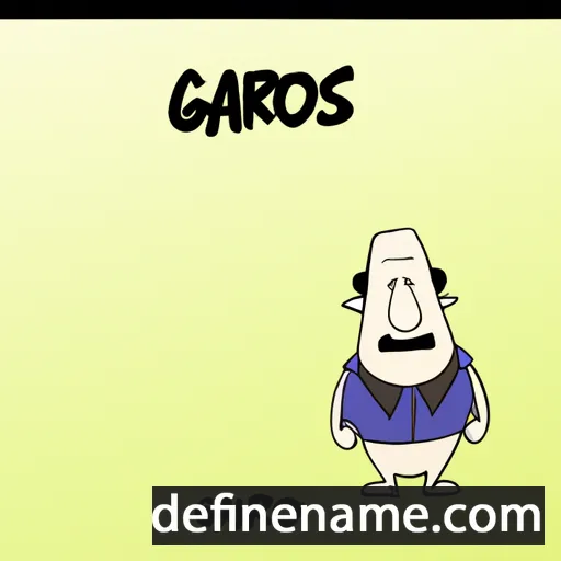 cartoon of the name Garos