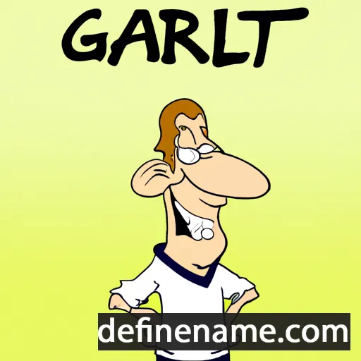 cartoon of the name Garrelt