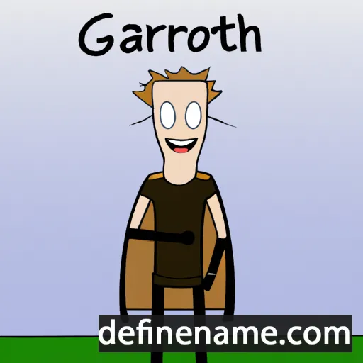 cartoon of the name Garroth