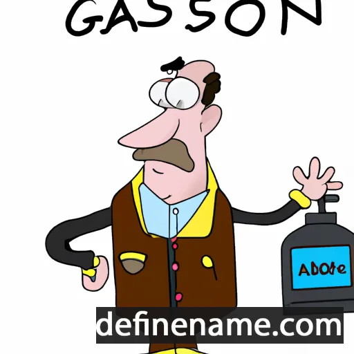 cartoon of the name Gascon