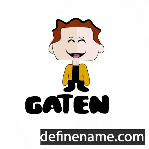 cartoon of the name Gaten