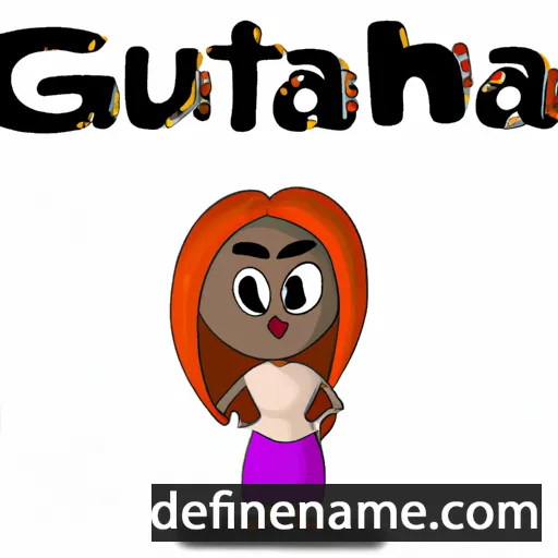 cartoon of the name Gathua