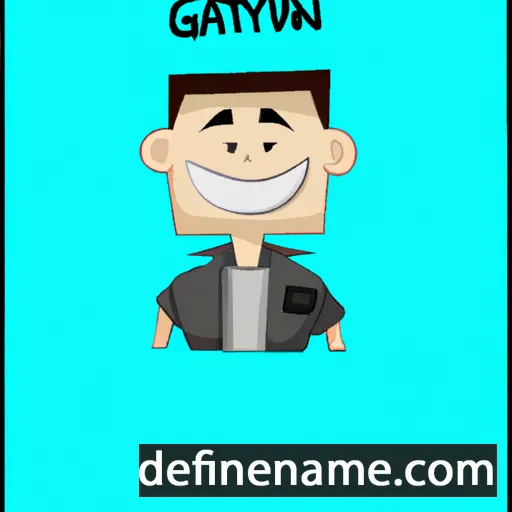 cartoon of the name Gatlyn