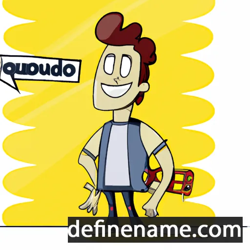 cartoon of the name Gaudioso