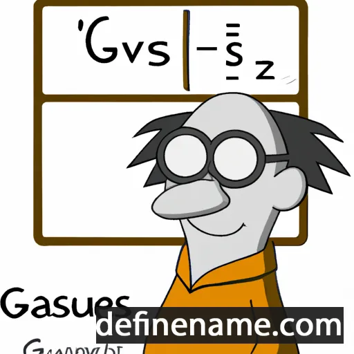 Gauss cartoon