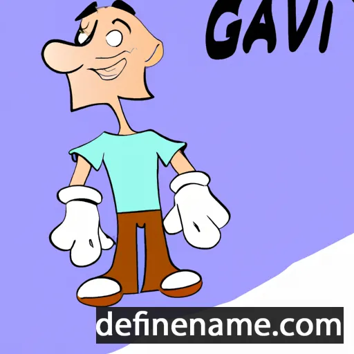 cartoon of the name Gavi