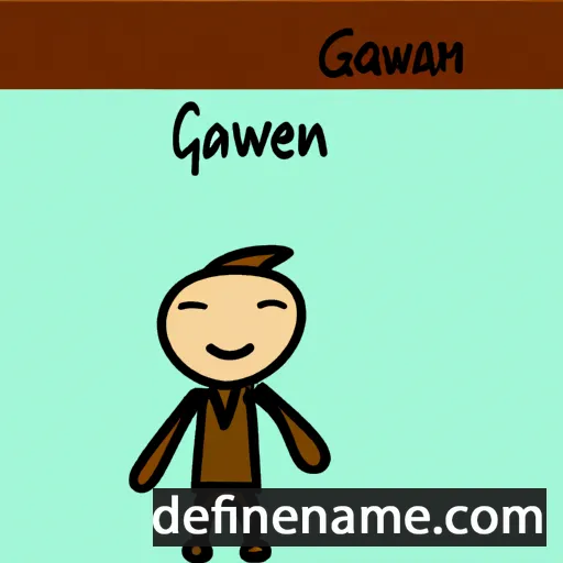 cartoon of the name Gawein