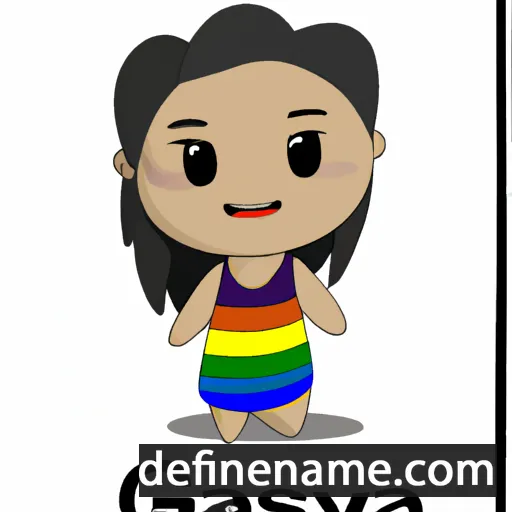 cartoon of the name Gaysa