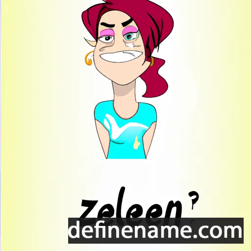 cartoon of the name Gazelem