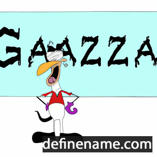 Gazza cartoon