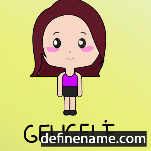 cartoon of the name Gélique